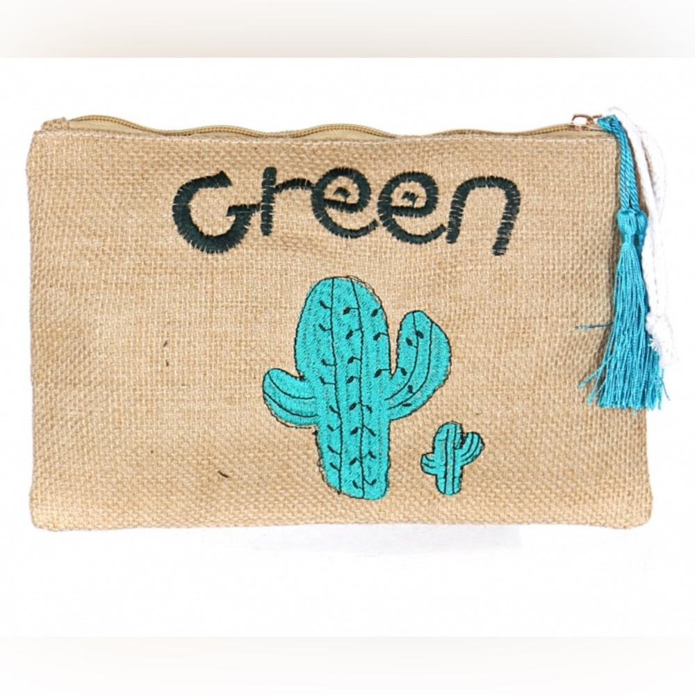 Cactus Beach Pouch Wristlet NEW